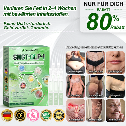 ✨Klinisch bewiesen | Offizieller Shop | 𝐂𝒓𝓪𝙯𝙮𝐋𝑒𝑎𝐟® 𝚂𝖬𝐺𝘛-𝘎𝐿𝙋-1 Orallösung gegen Übergewicht, Bluthochdruck, Blutzucker- & Fettleberprobleme, Gelenkschmerzen, Müdigkeit, Energiemangel & schlaffe Haut – für mehr Gesundheit & Vitalität.